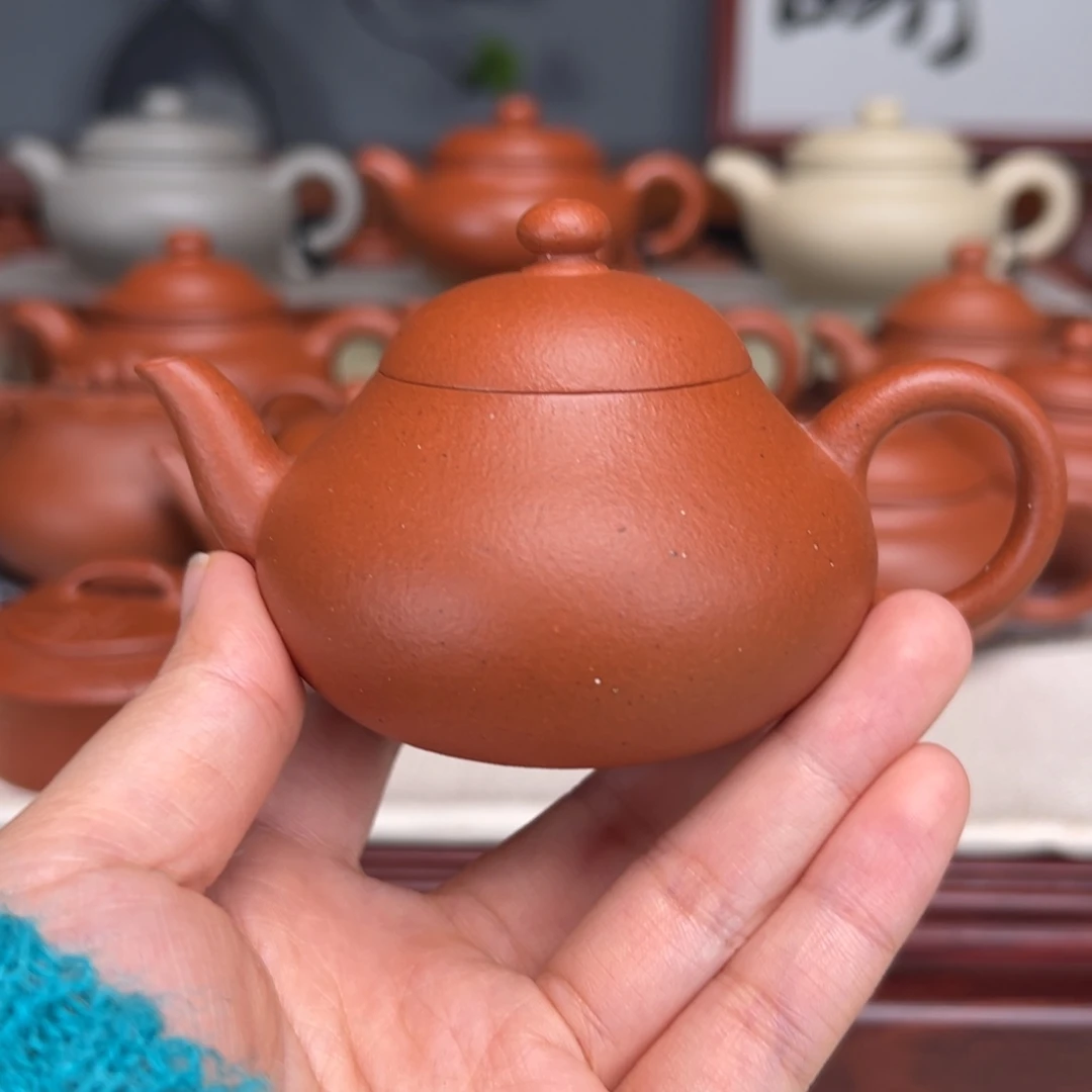 茶壶紫砂宝山红泥120