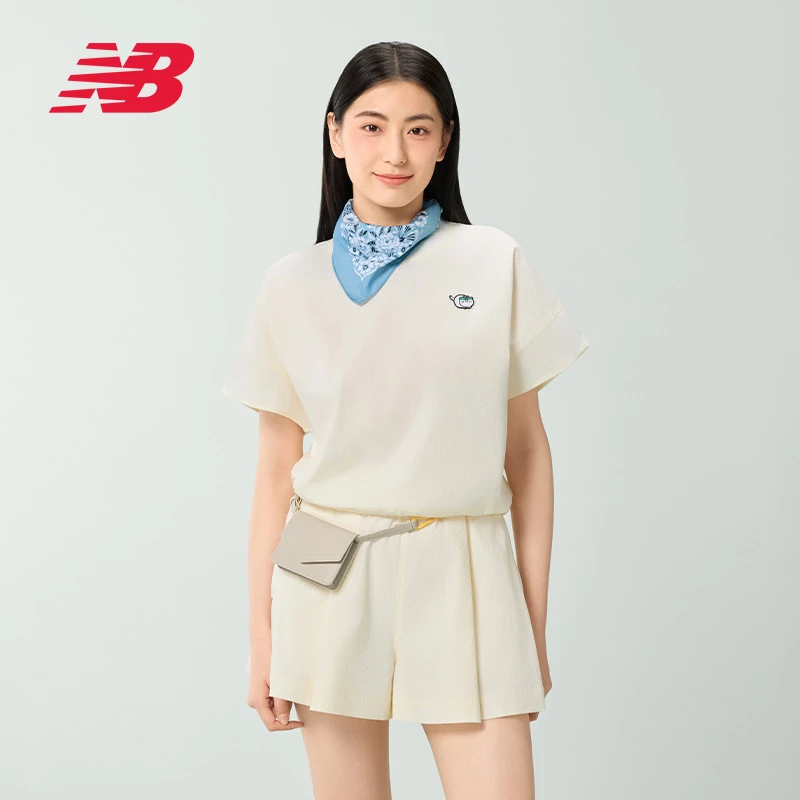 【跑者美学】NB官方女款百搭舒适运动休闲短袖圆领T恤 NEF29052