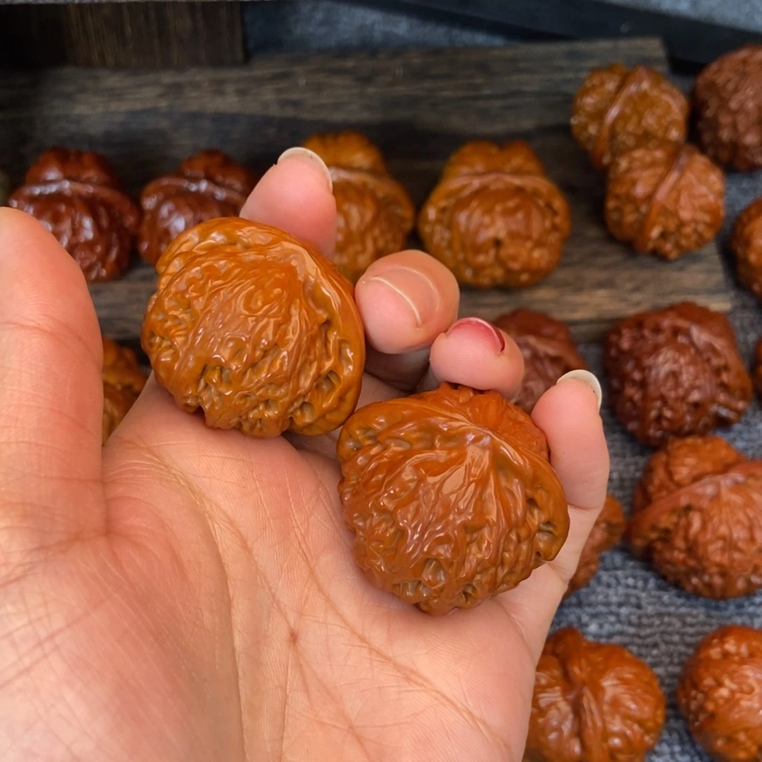 文玩核桃把件t*宫灯3