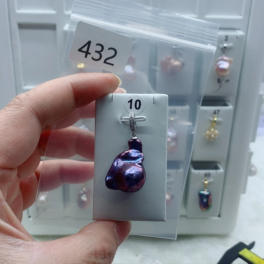 淡水珍珠合金吊坠(不含链)