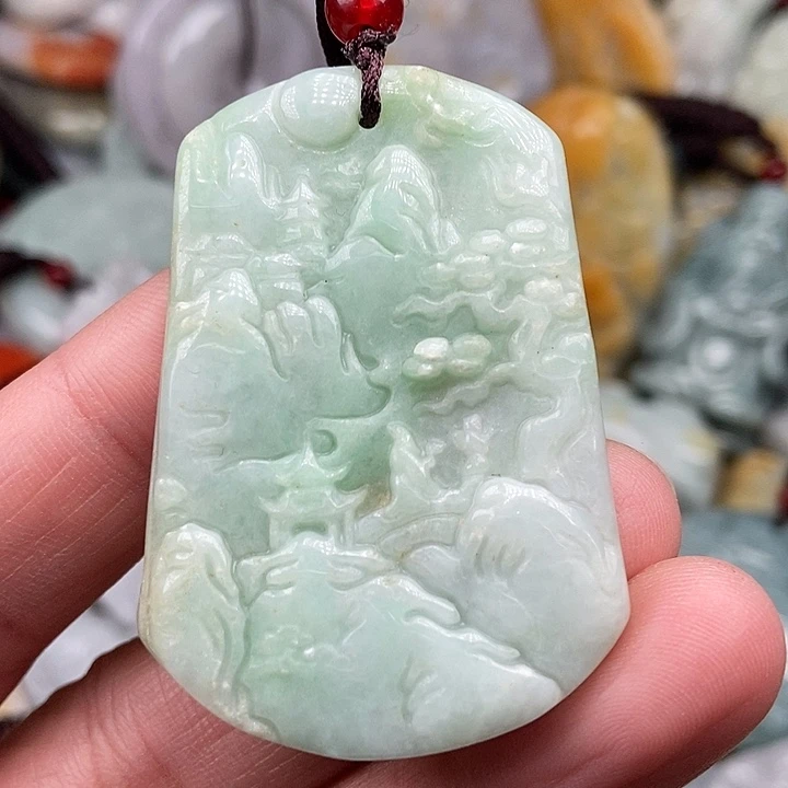 颈饰未镶嵌翡翠翡翠