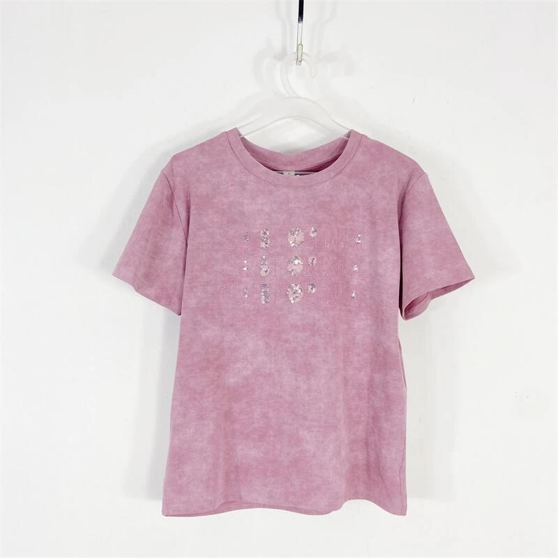 【77衣橱】KD2391精品女装上衣短袖T恤气质轻奢【红人上新】