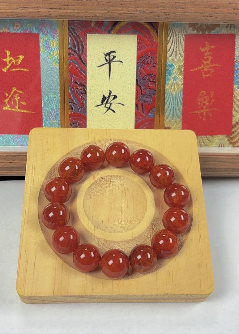 凤血龙鳞纹手串14cm 013