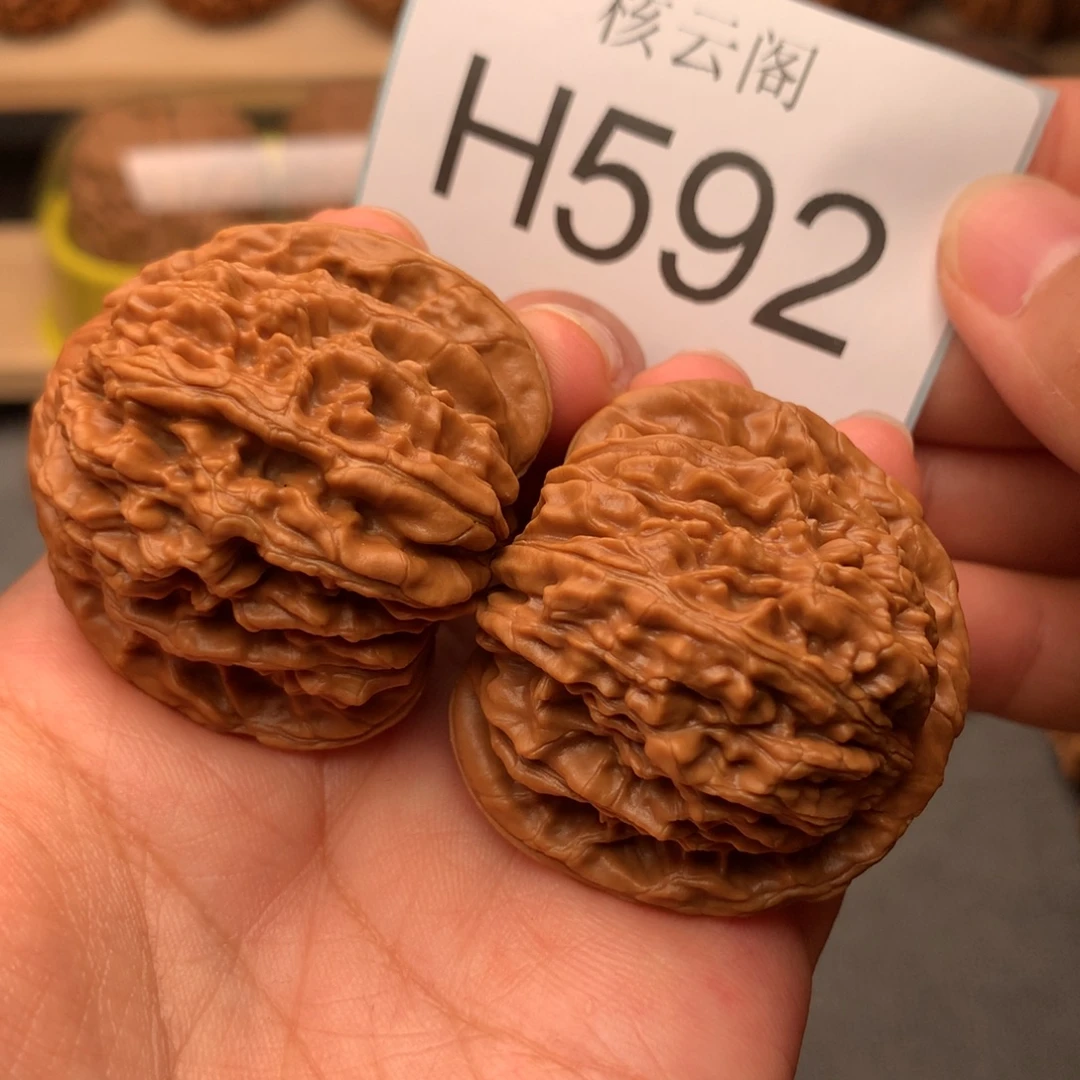 吊坠文玩核桃42全品四座楼
