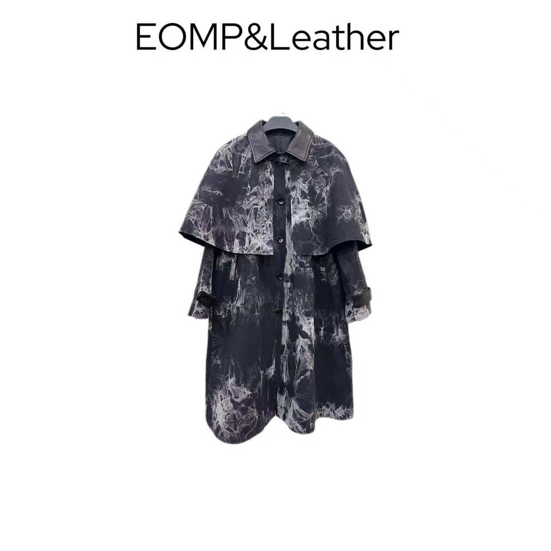 【EOMP】"梦幻泡影"设计师款气质女士宽松时尚外套-25007