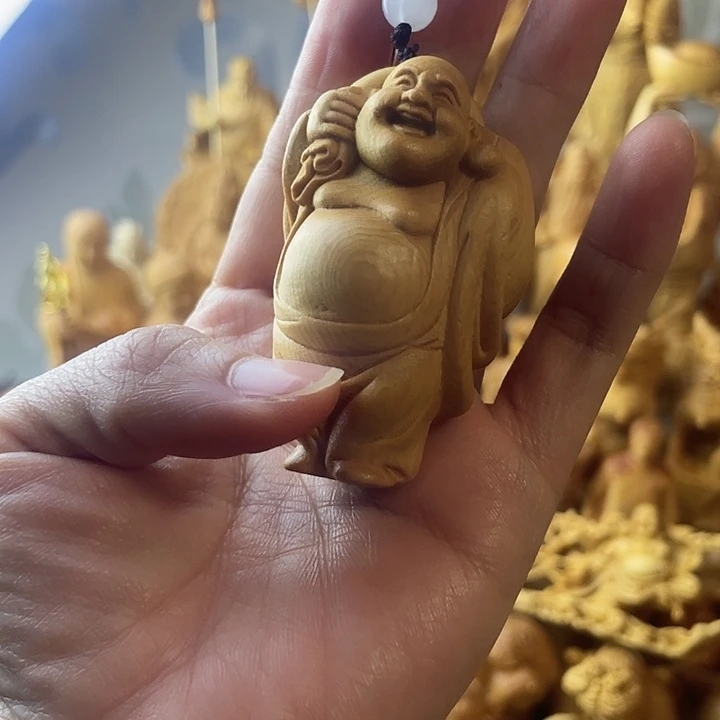 柏木（崖柏）崖柏手把弥勒
