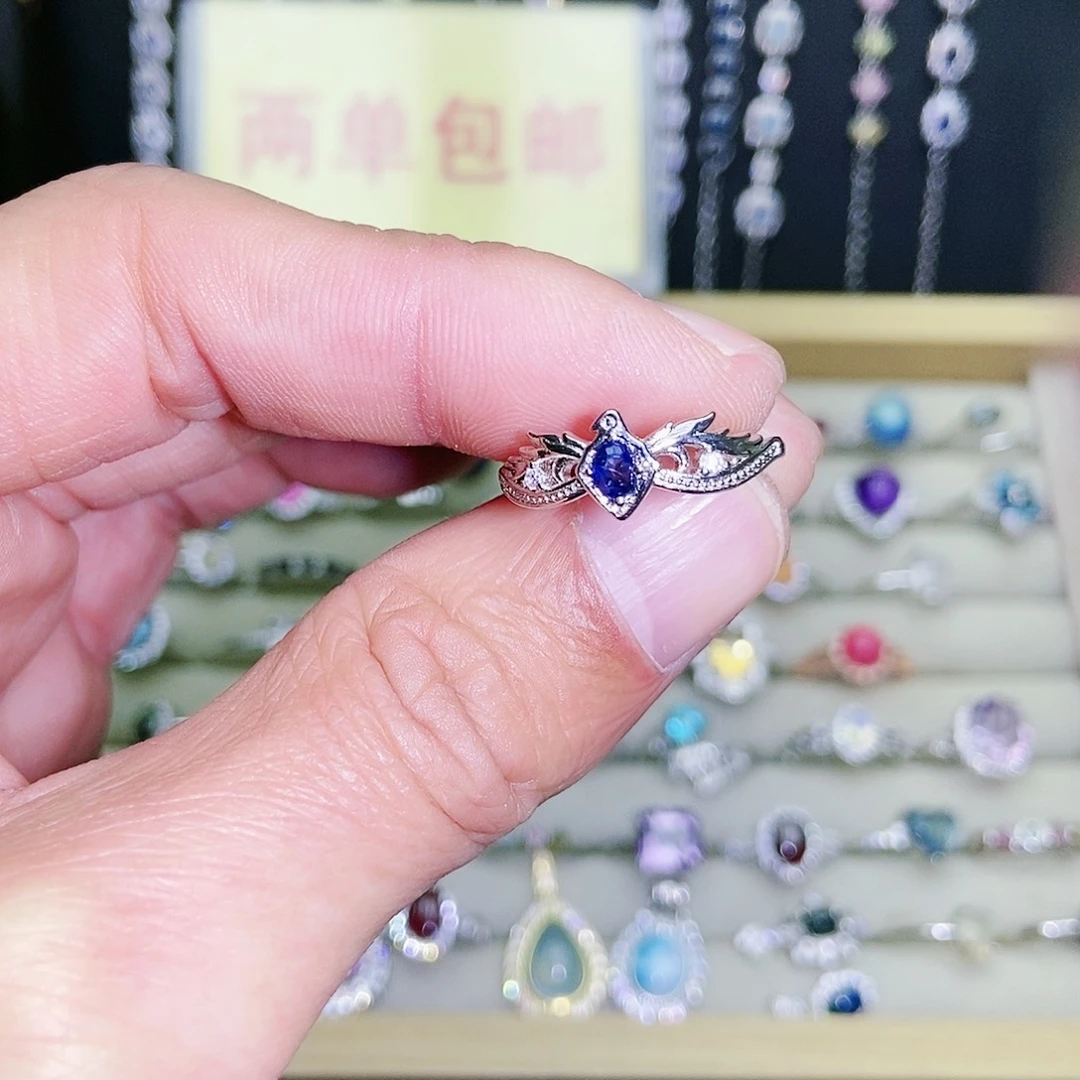 【闪购商品】戒指蓝宝石未镶嵌