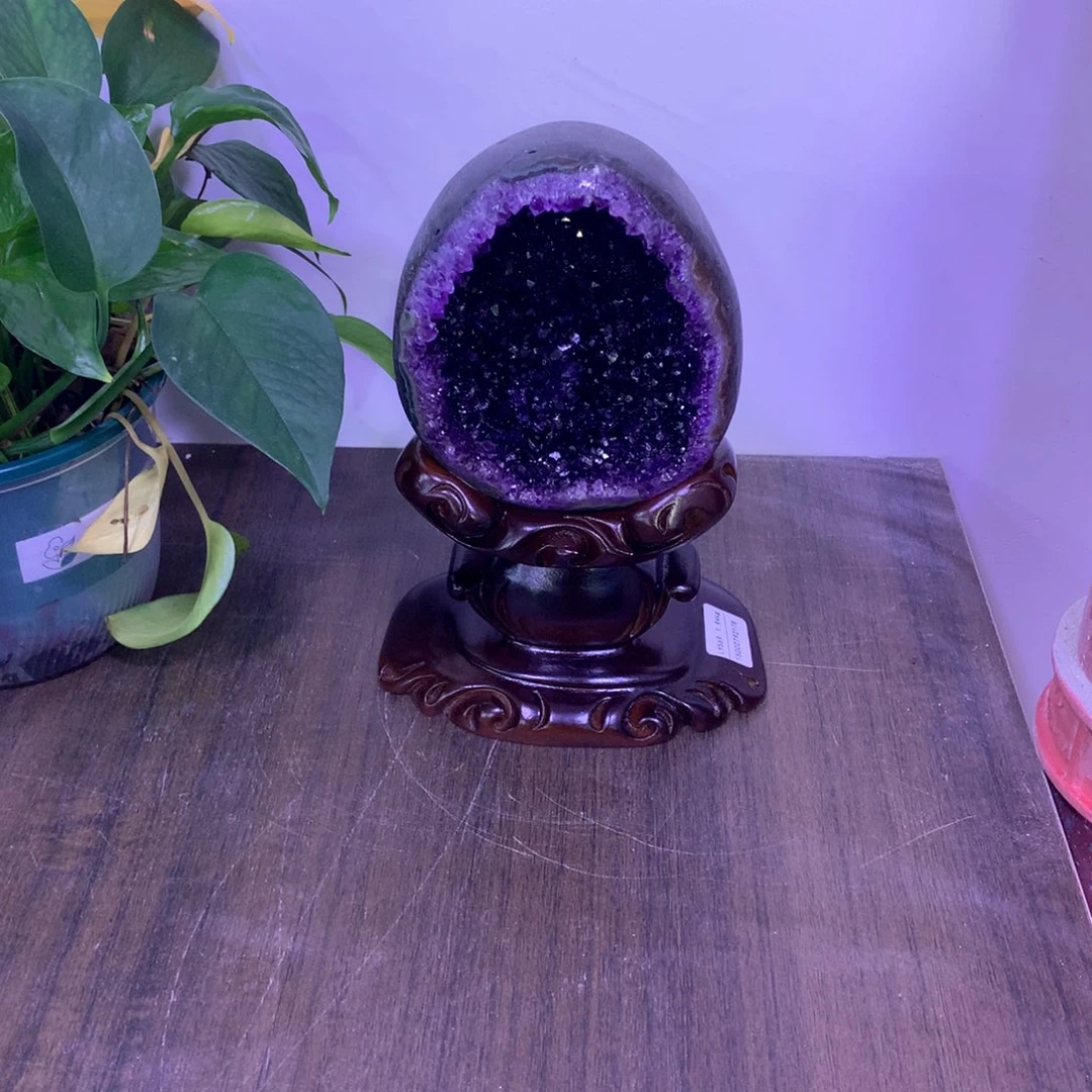 未镶嵌紫晶大型摆件（非配饰）水*花