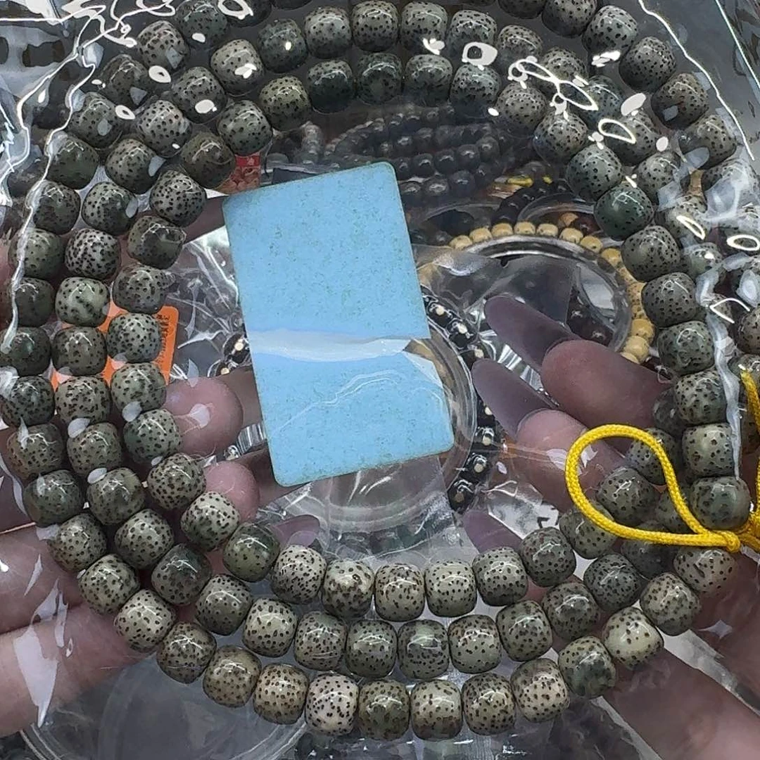 星月菩提手串42傲世糯冰绿幽灵108 98
