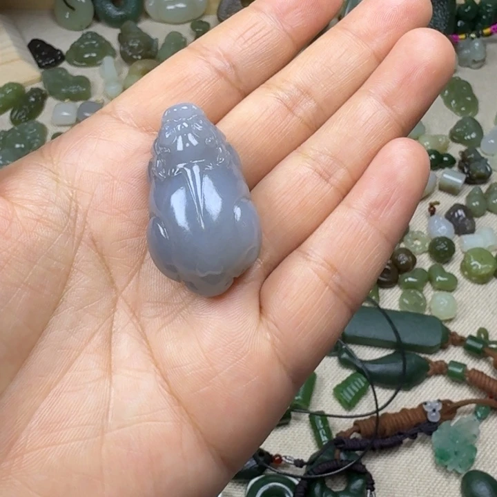 招***神和田玉（糖玉）未镶嵌车挂