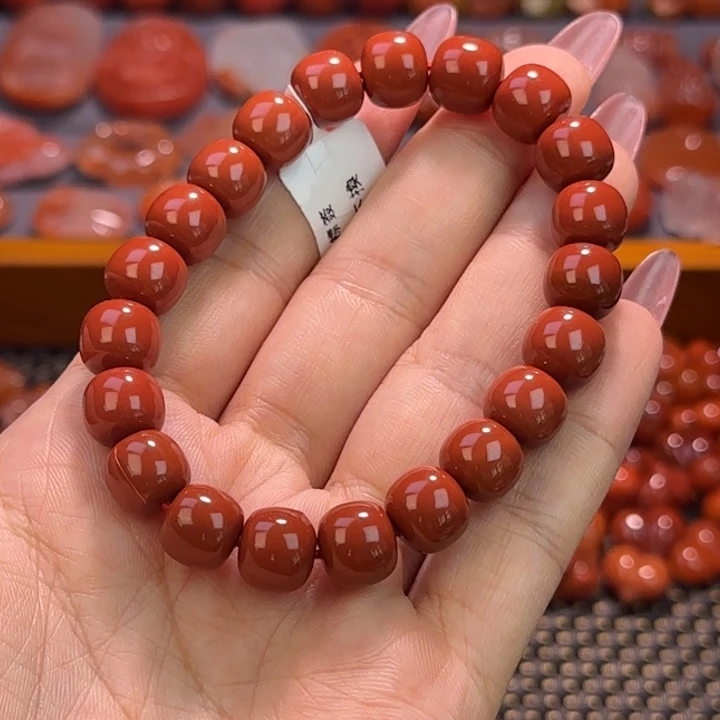 南红玛瑙未镶嵌牌子老型单圈