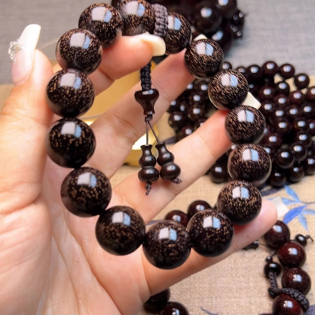 檀香紫檀（小叶紫檀）1.5 15颗爆星