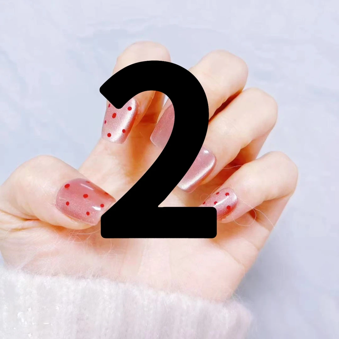 直播链接【备注☆编号尺码☆】纯手工穿戴甲短款☆微瑕☆NO退NO换