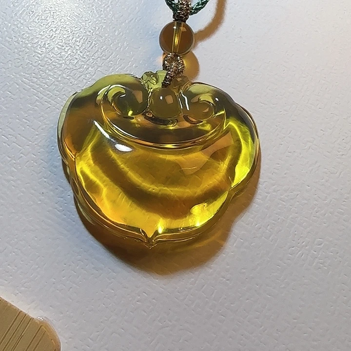 琥珀颈饰未镶嵌吊坠