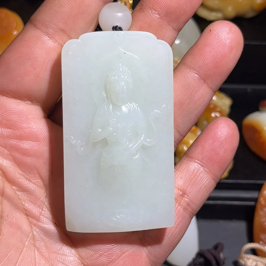 和田玉挂件未镶嵌一*