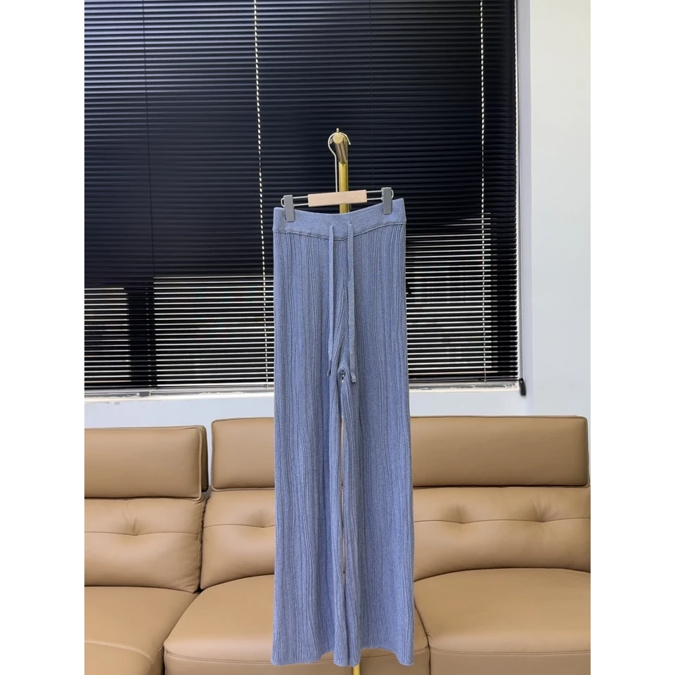 品牌原单女款羊毛休闲裤—灰色—22618