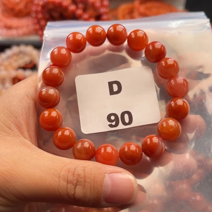 南红玛瑙未镶嵌多样性发货默认微瑕称重10mm
