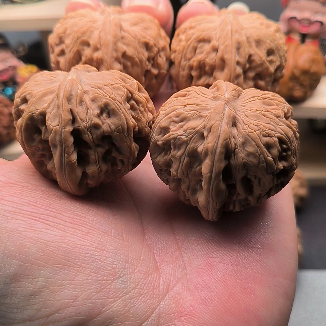 ****玉一对41尺元宝一对42元宝两对核桃