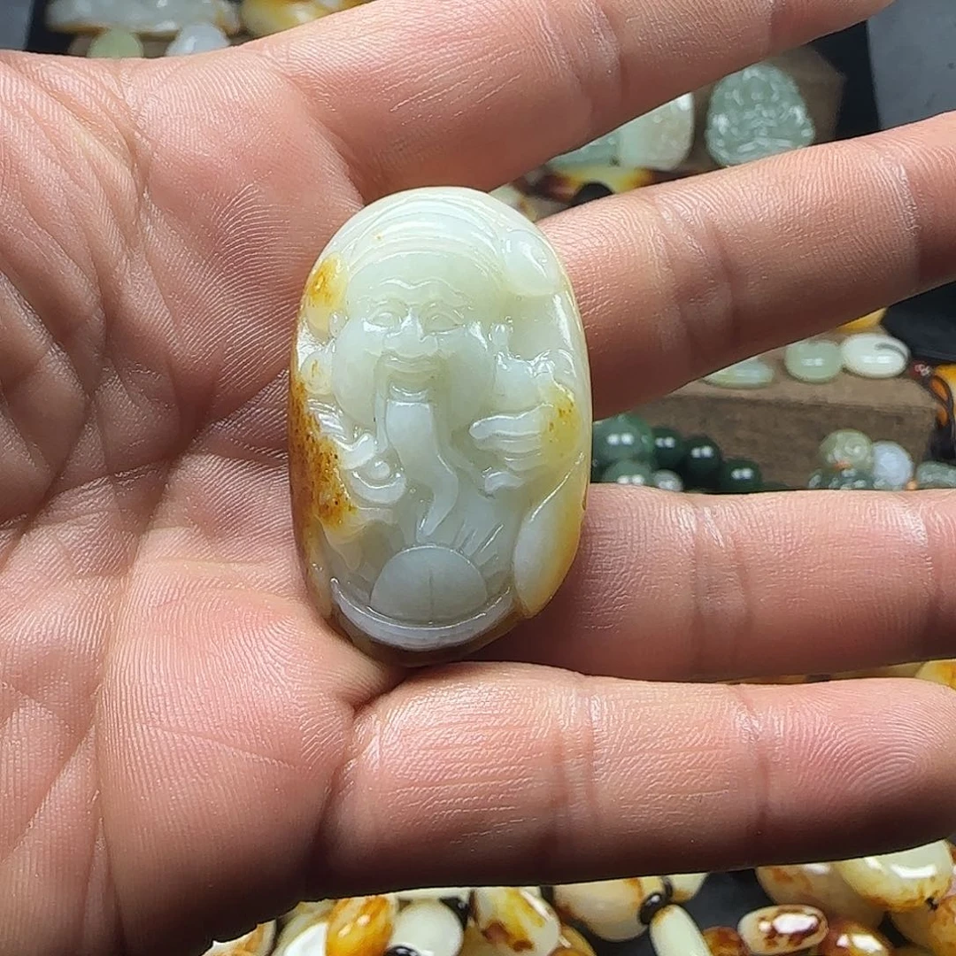 和田玉吊坠(不含链)未镶嵌