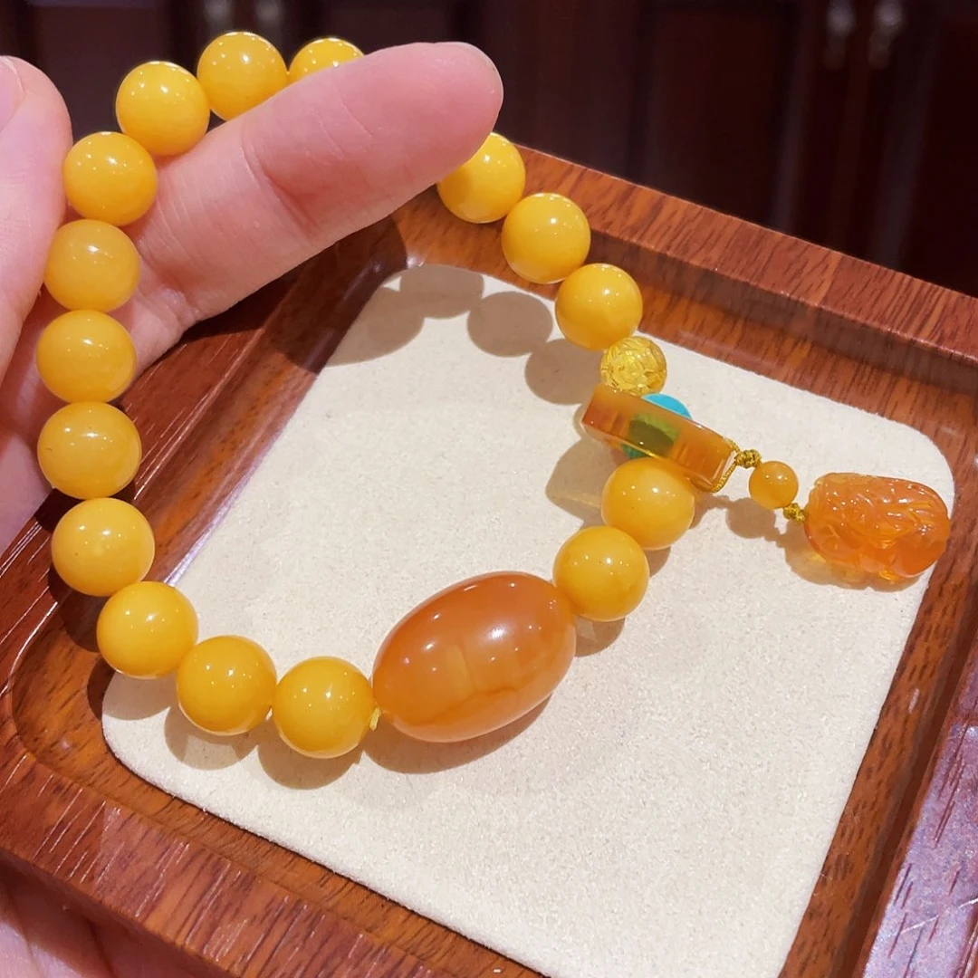 蜜蜡手链未镶嵌手串