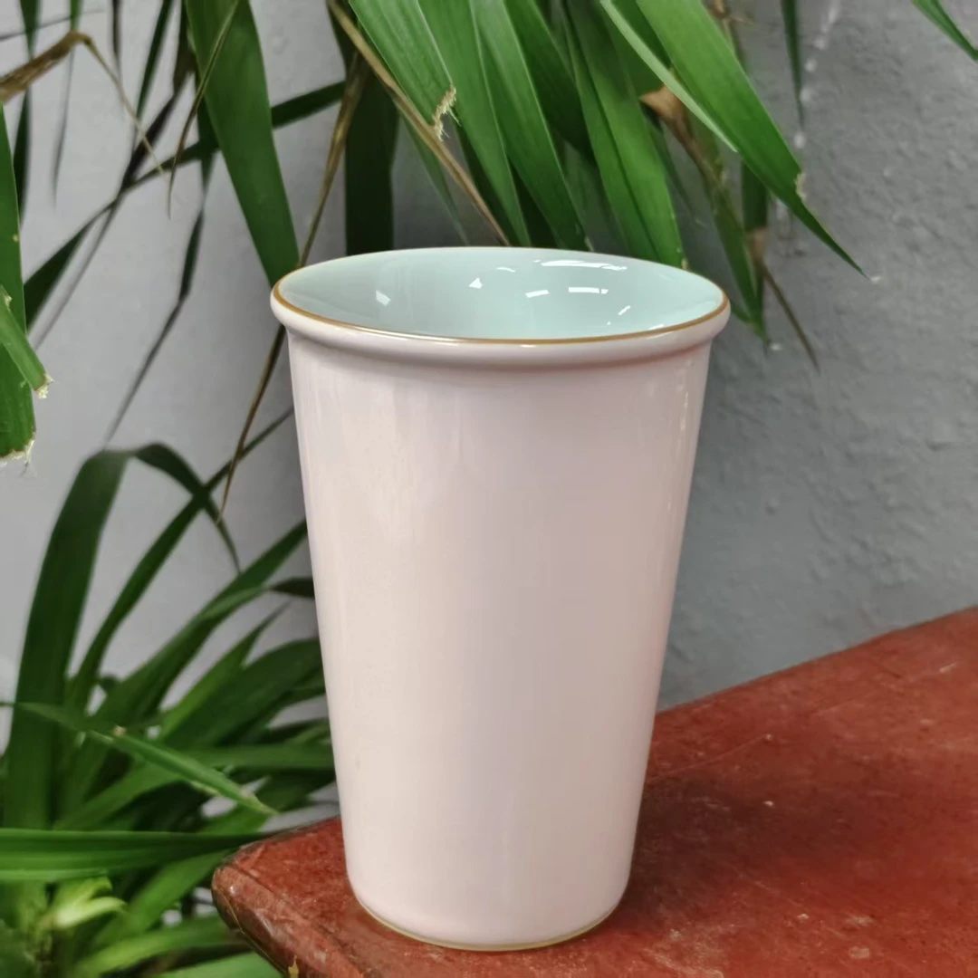 ZWT-粉汝白瓷可乐杯 CC7641