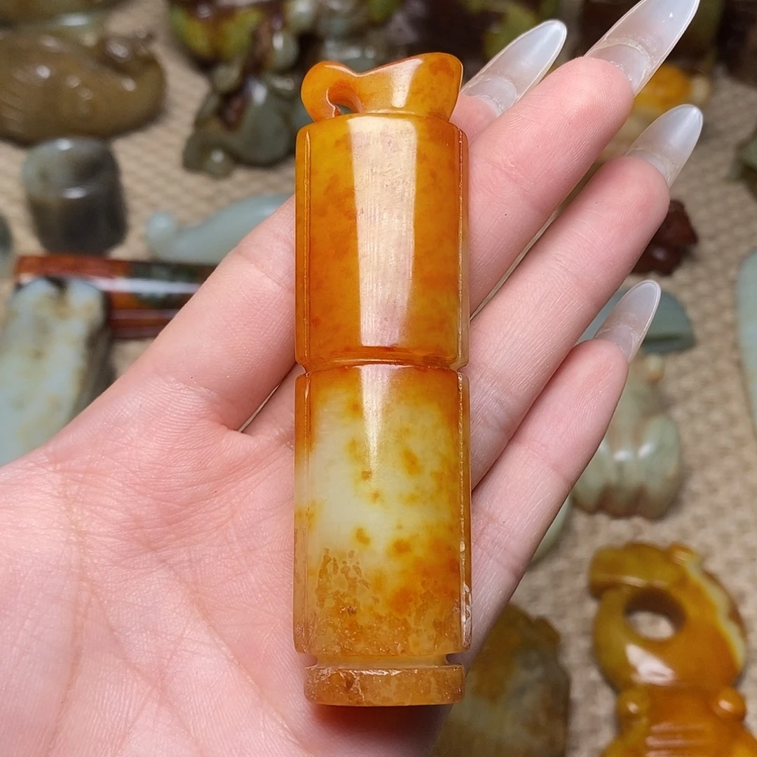 未镶嵌蛇纹石玉颈饰