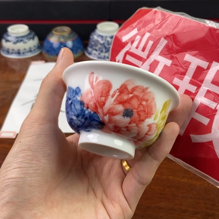 杯景德镇手绘陶瓷艺术