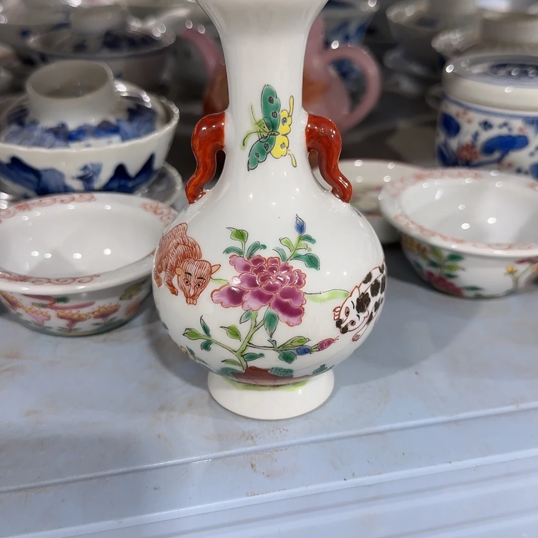 其他陶摆件的错开有的是自己