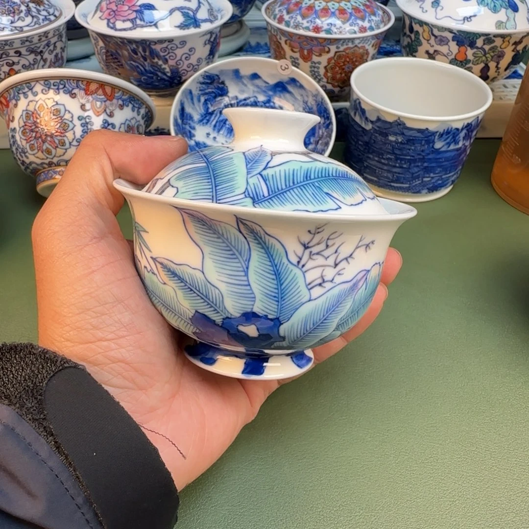 纯手工纯手绘茶具石头28