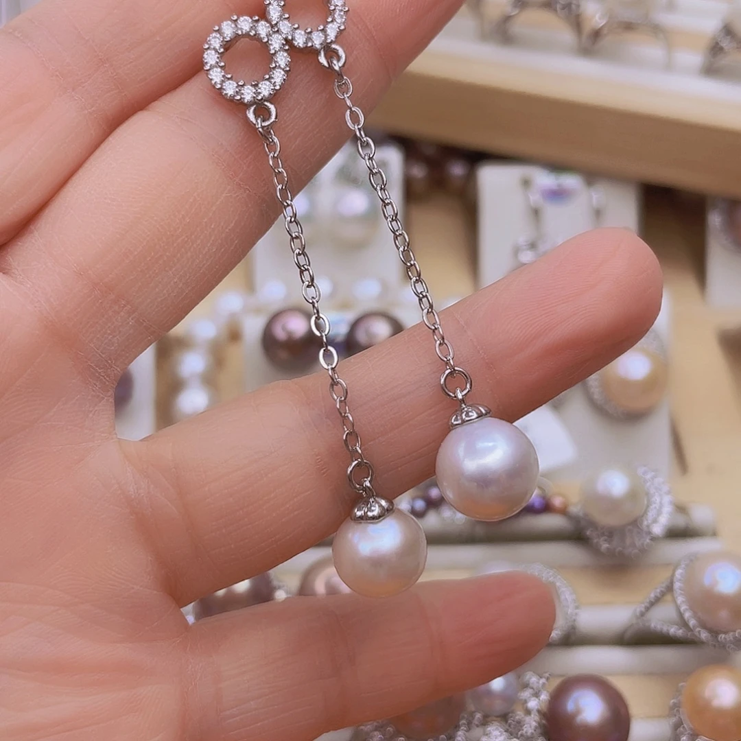 未镶嵌耳饰淡水珍珠