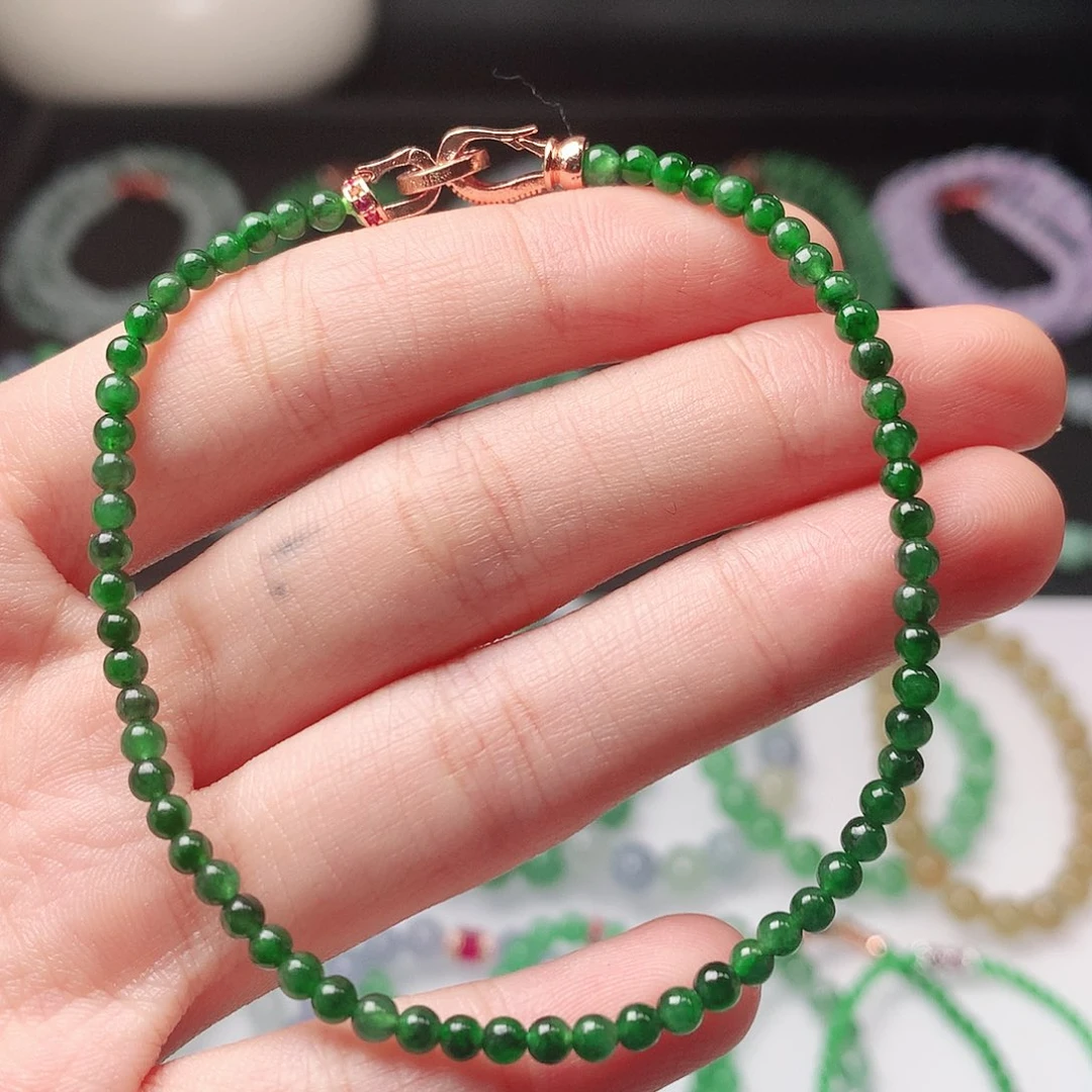 翡翠未镶嵌手链翡翠