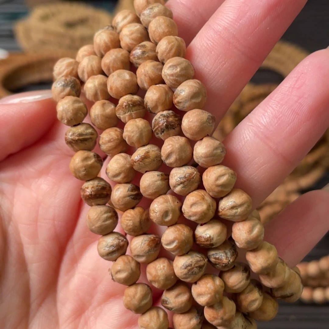 吊坠柏香籽/百香籽6+原桩橫打红芽