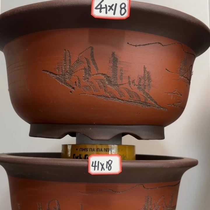 紫砂花盆80-2。