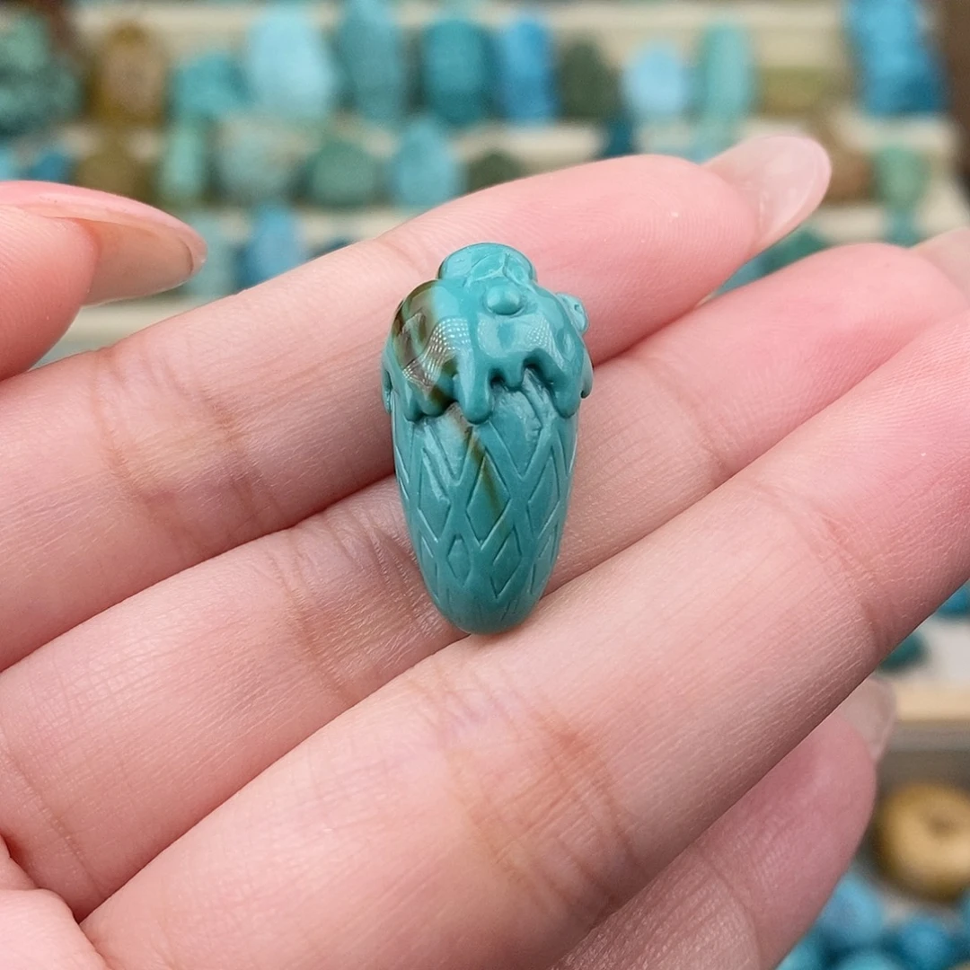 未镶嵌绿松石珠宝奇石