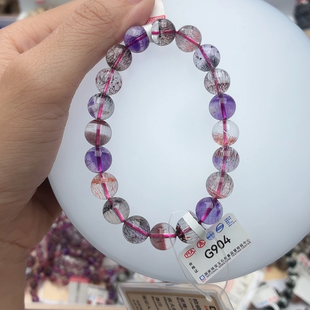 ****甜水晶手链未镶嵌9.6仙女超七G904