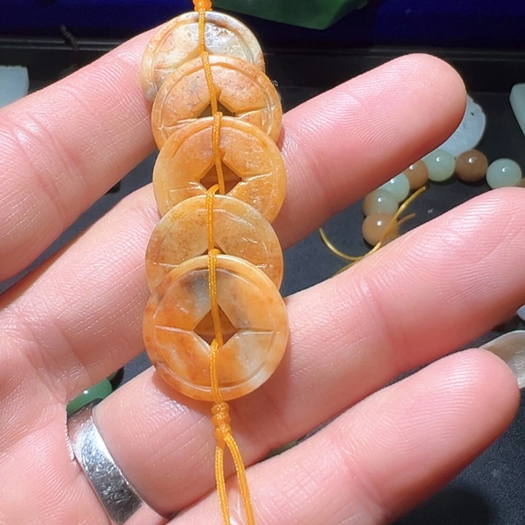 和田玉未镶嵌吊坠(不含链)