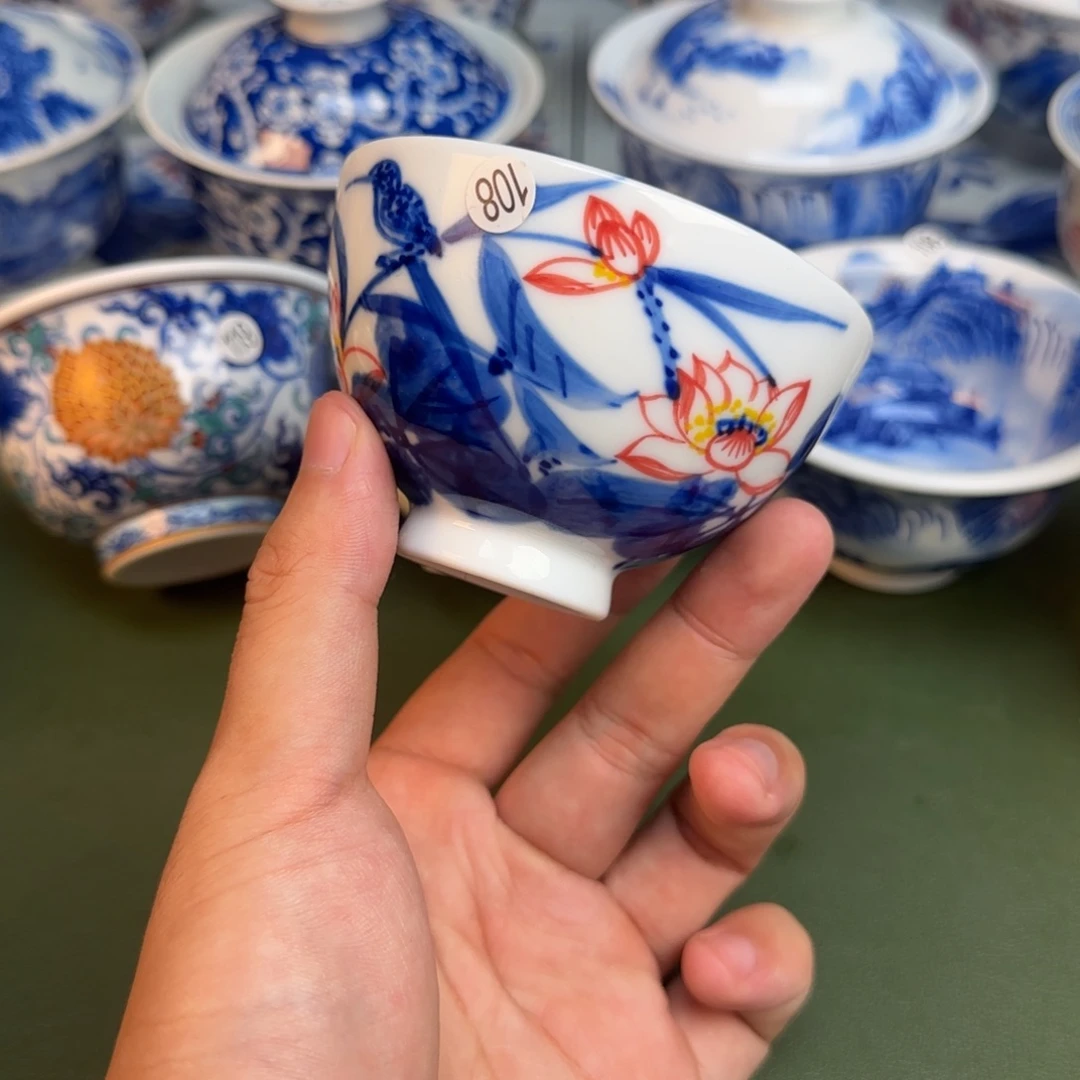 彦祖纯手工手绘茶具108
