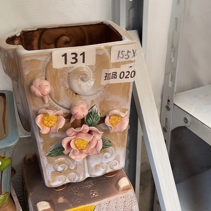 粗陶材质多肉花盆