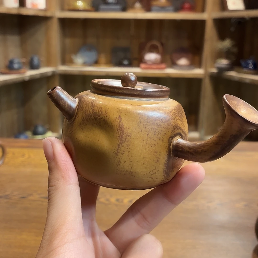 柴烧老岩泥茶器皿