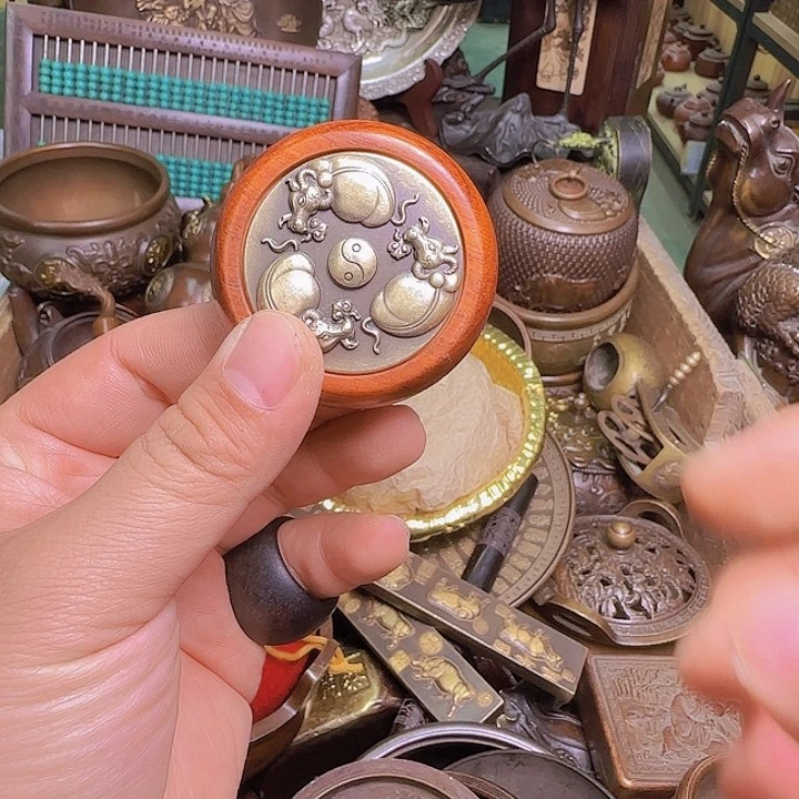 铜器办公室茶室摆件