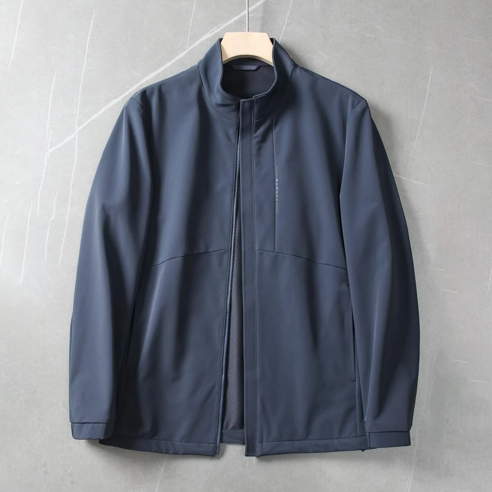 科技三防+全压胶 柜货剪标男户外防风防水软壳立领冲锋衣夹克外套