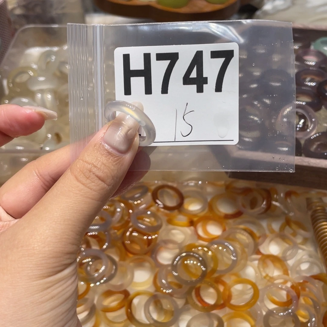 玛瑙/玉髓未镶嵌戒指747