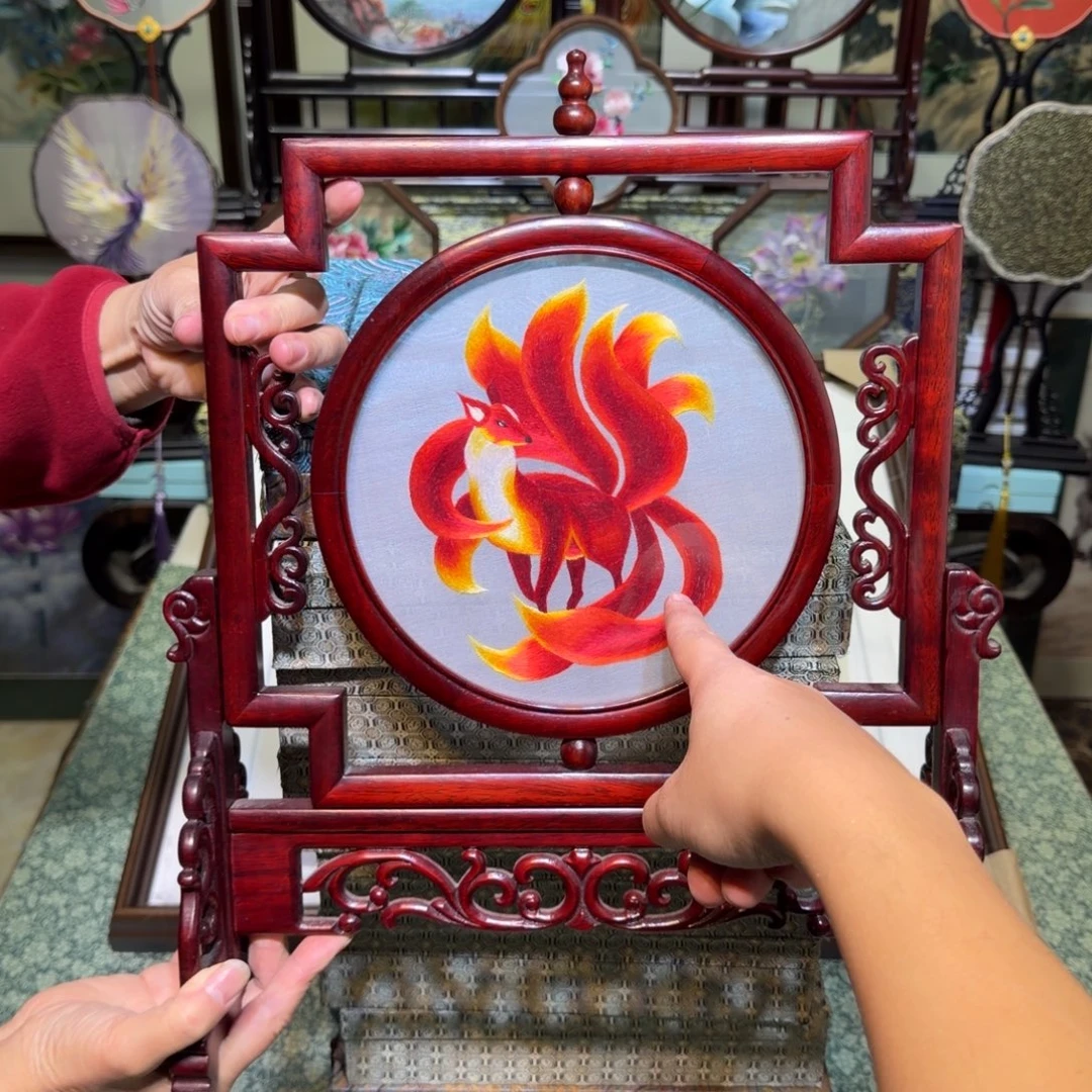 刺绣手工苏绣工艺制作技艺精湛
