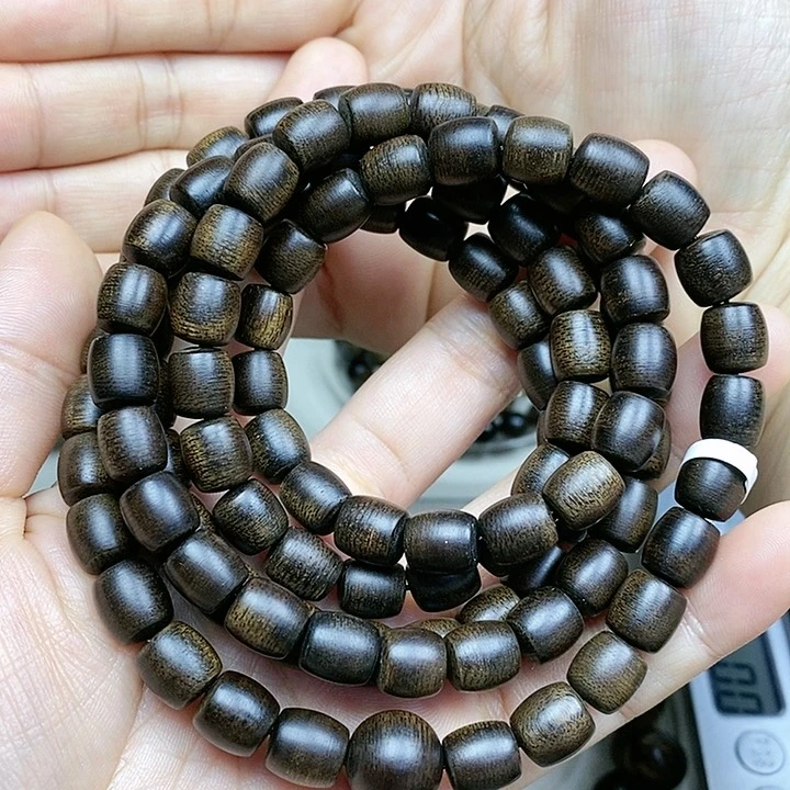 沉香手串西****昊越南芽庄白棋楠