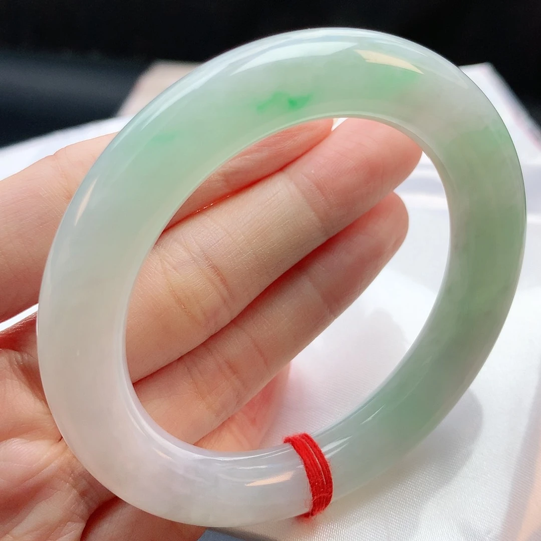 未镶嵌手镯翡翠54圆条882827