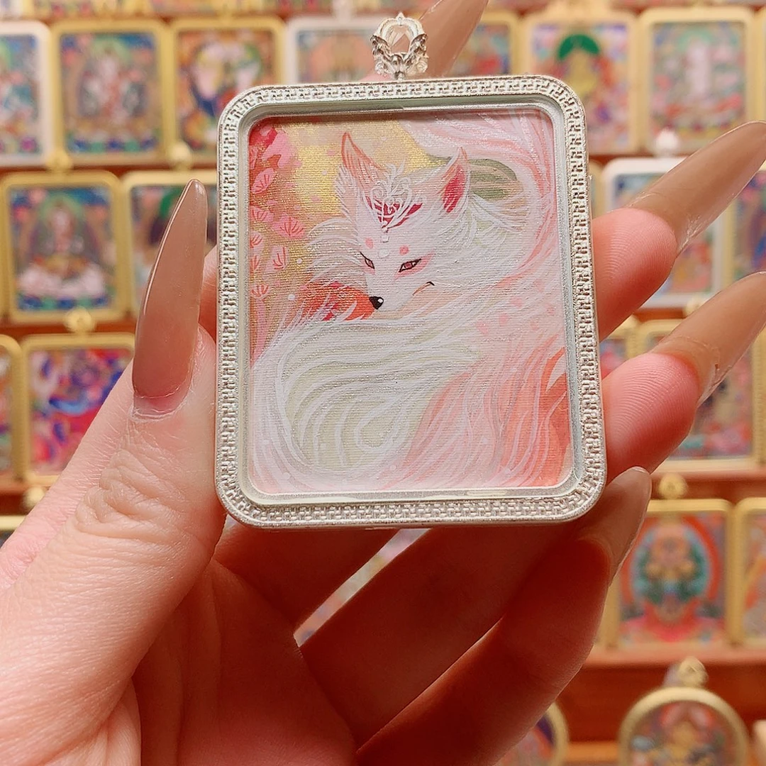 吊坠般若唐卡非遗传承