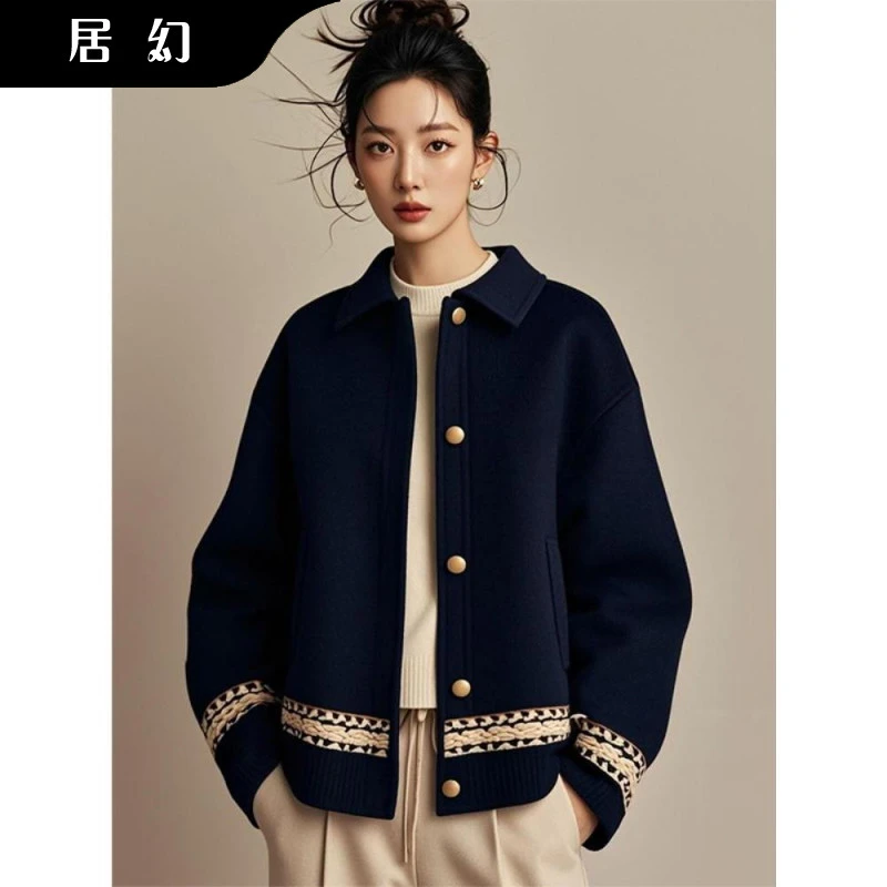 居幻新中式女装国风外套女秋冬季2025新款时尚百搭加厚小香风上衣