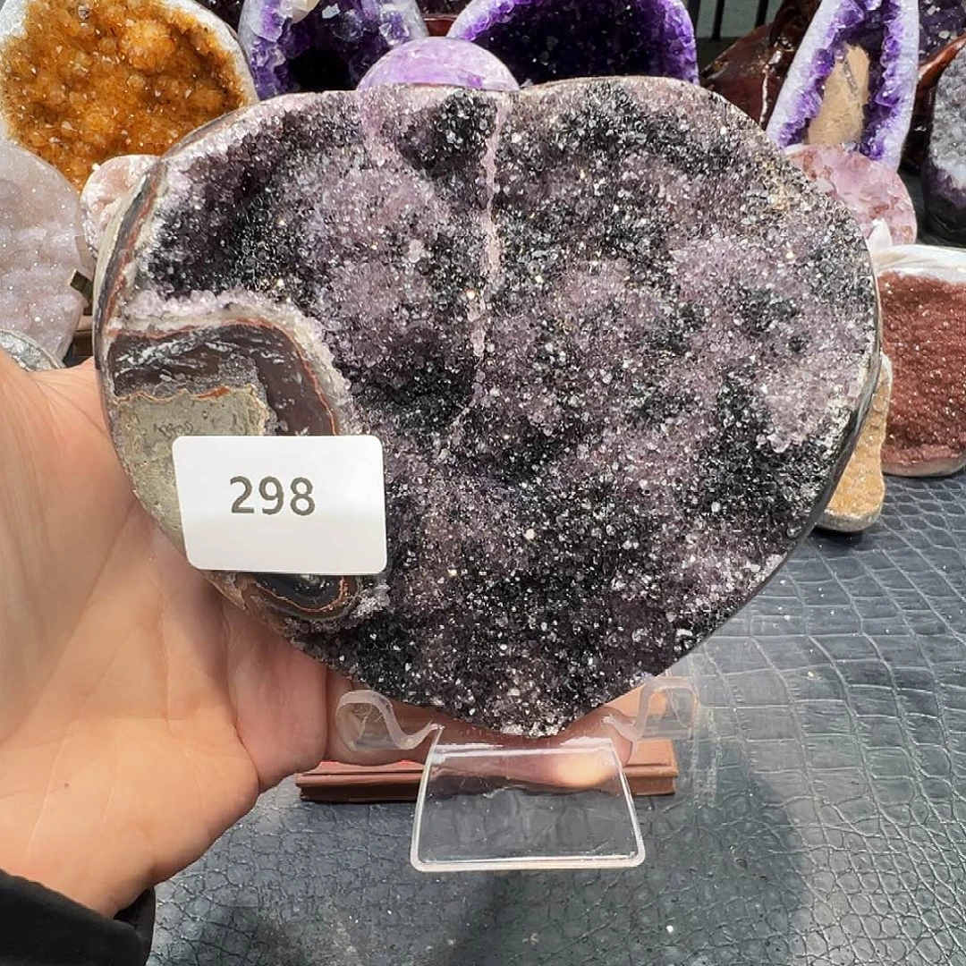 紫晶珠宝半成品未镶嵌