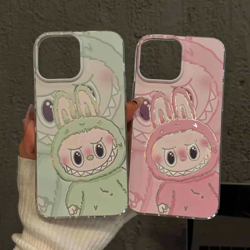 半身小可爱适用苹果16pro创意iPhone15手机壳imd羽纱华为mate60女