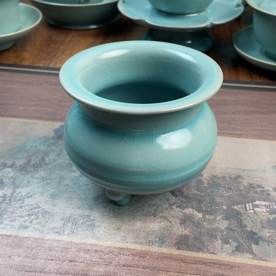 摆件原产地原矿汝瓷～茶器